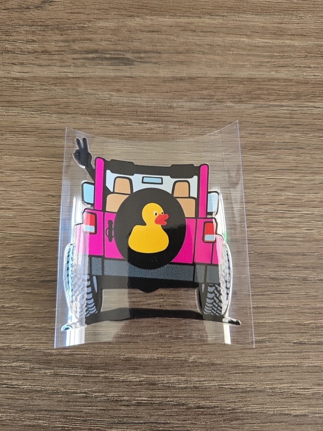 Multi Colored UV DTF Rubber Duckie On Space Jp DECAL STICKER for Vehicle USA