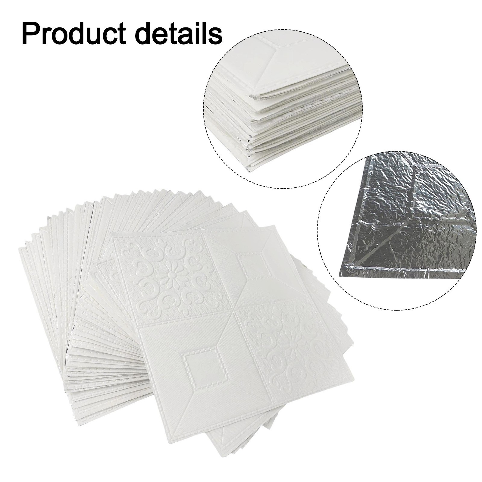 Bedroom 3D Foam Wall Sticker 3D Wall Panel Anti-Collision Foam Material