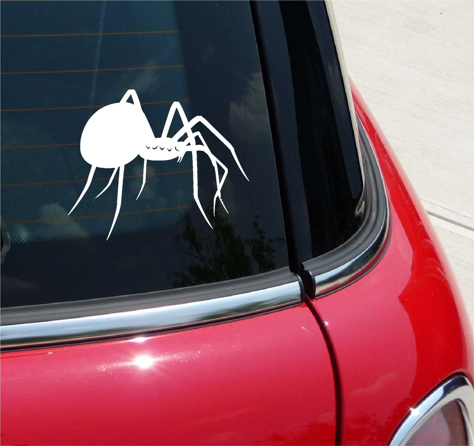 BLACK WIDOW SPIDER ARACHNOPHOBIA GRAPHIC DECAL STICKER ART CAR WALL DECOR