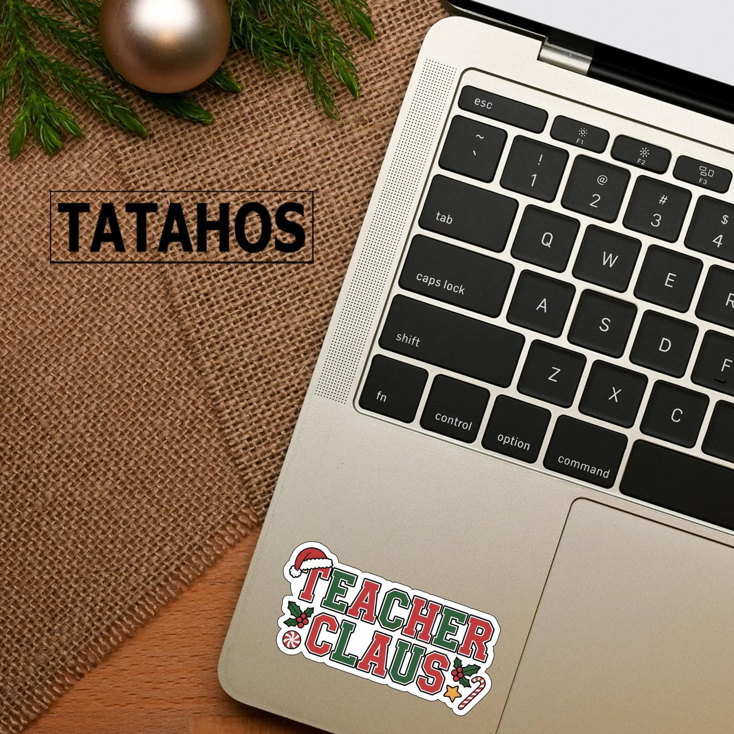 3Pcs Christmas Stickers Funny Holiday Vinyl Decals 3X1.5