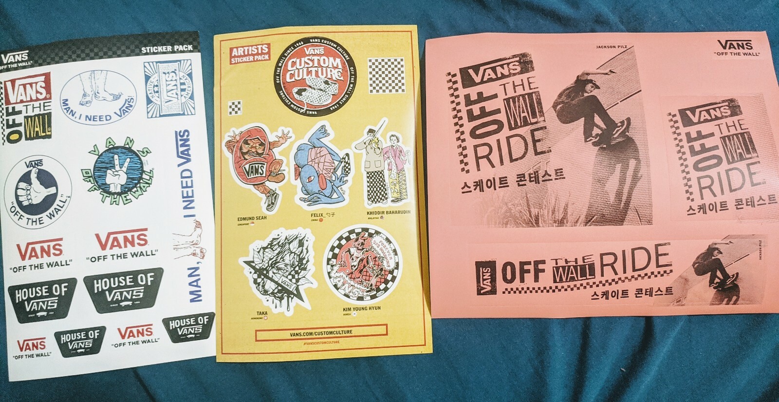 Lmtd Edition VANS OF THE WALL Seoul Sticker Set Collectable New House of Vans