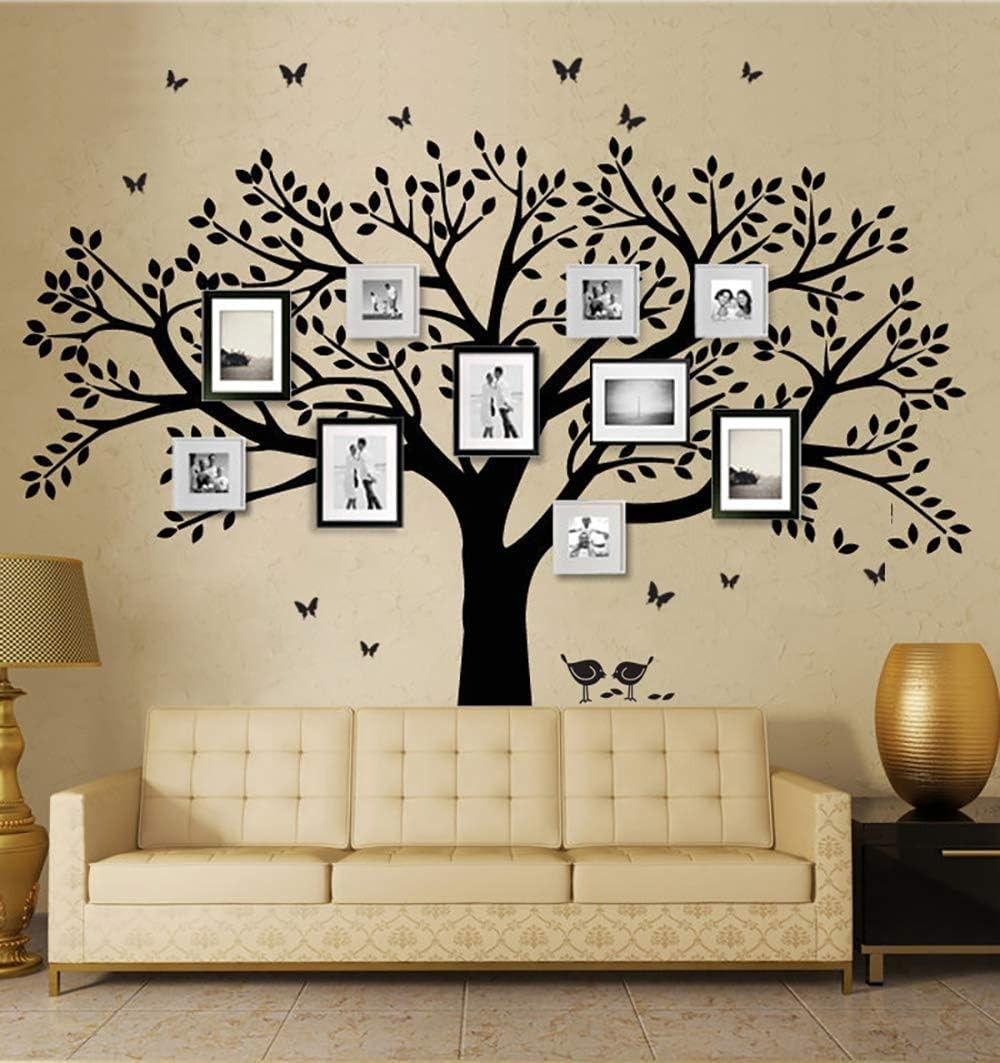 Grant Family Photo Frame Tree Wall Decals Family Tree Decal Living Room Home …