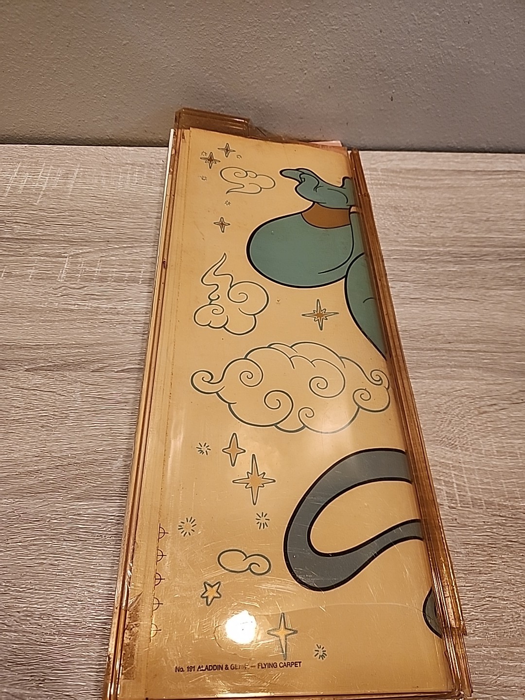 Vintage Priss Prints 90's Disney Aladdin Jumbo Stick Ups Wall Sticker Set
