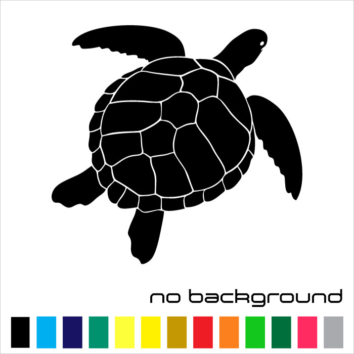 Turtle Sticker Vinyl Decal – Sea Ocean Life Salty Beach Animal Wall Car Window