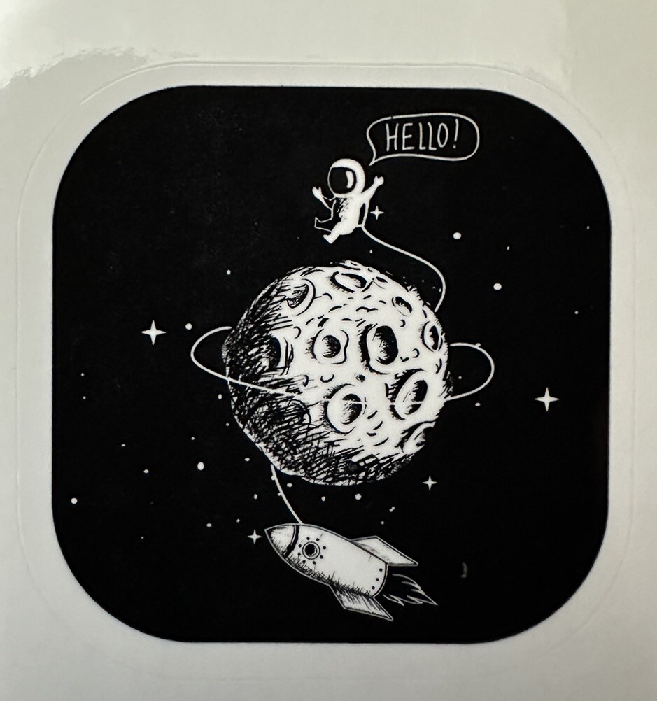 LOST IN SPACE – Small Vinyl Sticker – 1.5in