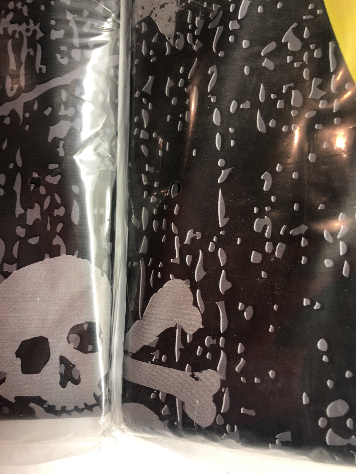 2- PACK of Scene Setters Room Roll 40 Ft Long Skull/flames Decoration Bday Party