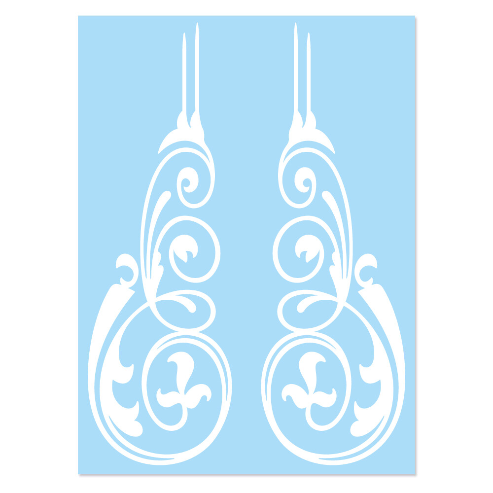 PINSTRIPE SET CHOPPER BIKE FENDER TANK WINDOW VINYL DECAL STICKER (PS-14)