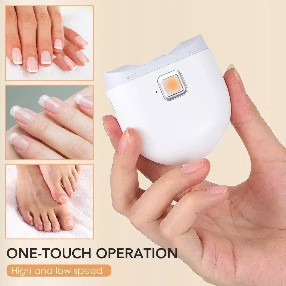 Electric Nail Clipper Trimmer Safety Thick Nails Manicure Pedicure USB Adults