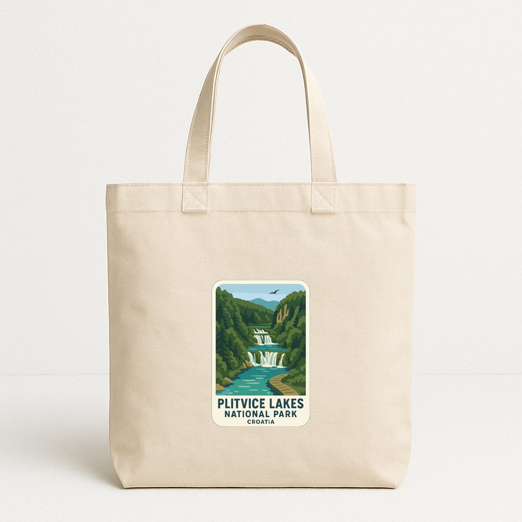 Plitvice Lakes Croatia Iron On Heat Transfer Vinyl HTV World National Parks