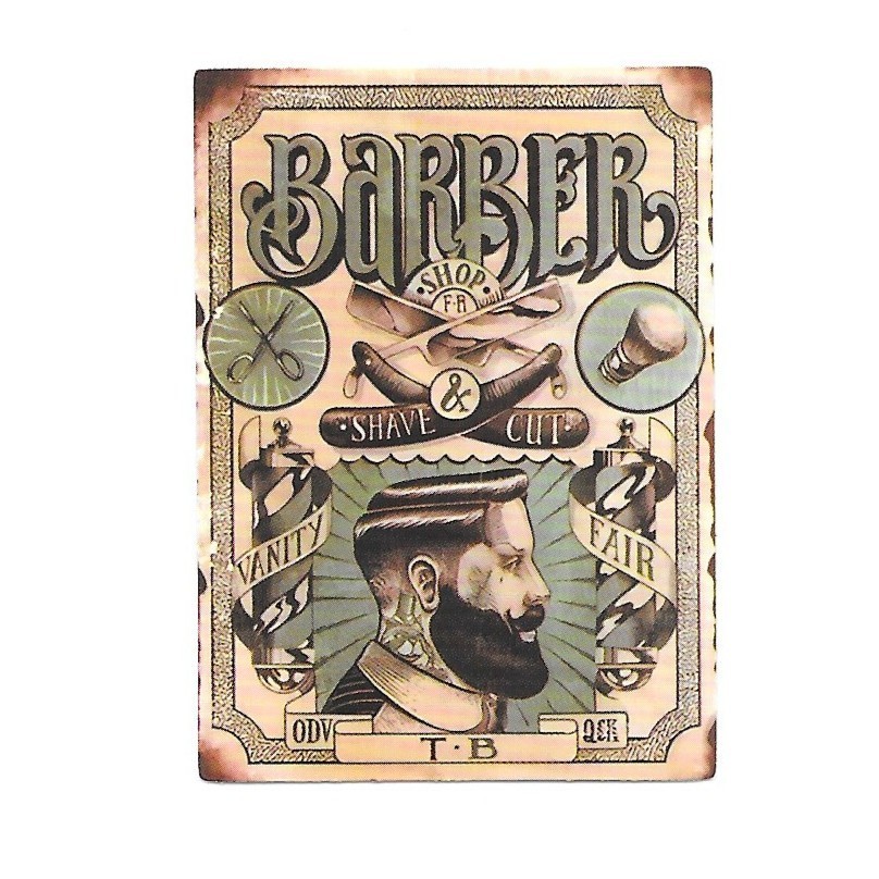 Barber Shop Sticker Die Cut Vinyl Decal Scrapbook Journal Shave Cut