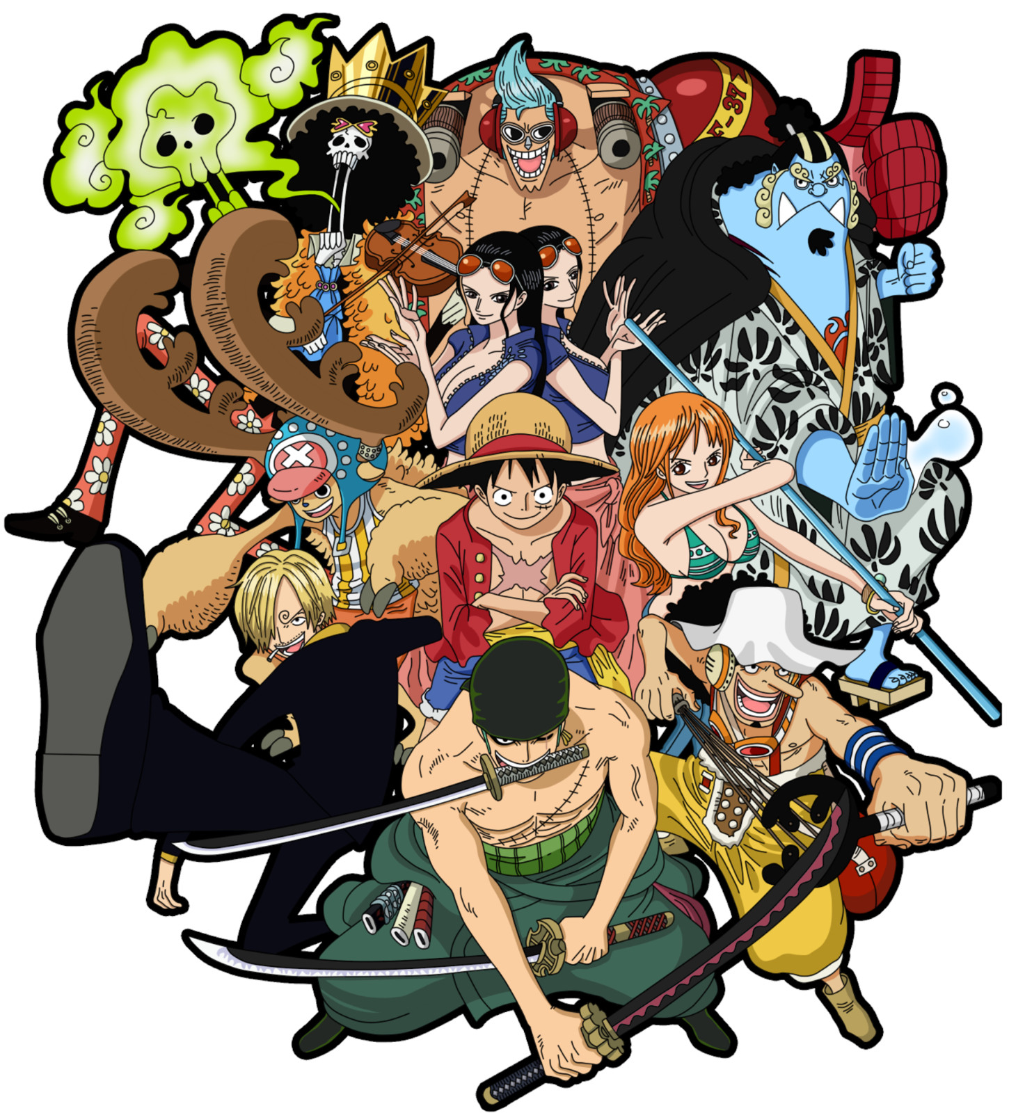 One Peice sticker anime weatherproof bumper vinyl decal