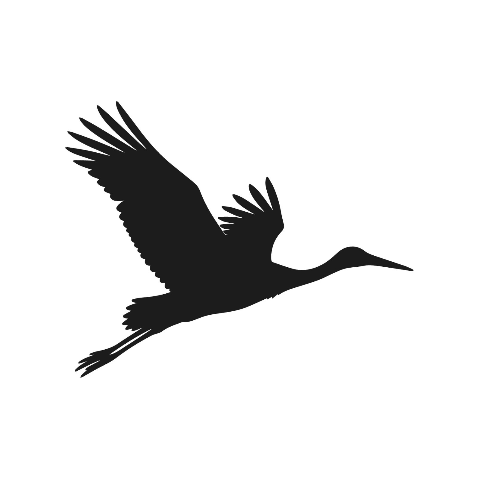 Stork Flying Wildlife Bird Vinyl Decal Window Wild birds life Animals sticker
