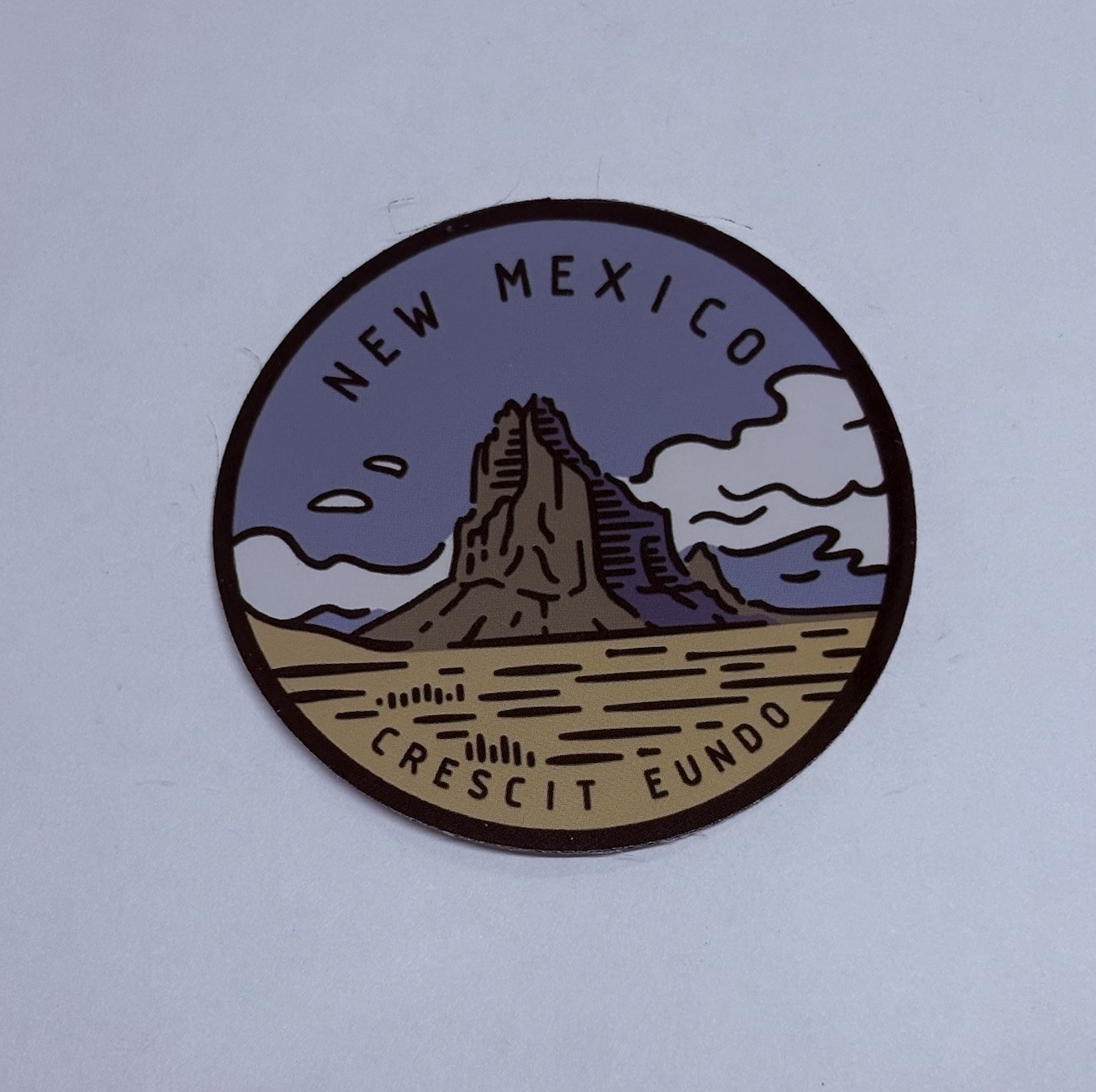 New Mexico State Sticker Ship Rock Decal Vinyl USA Travel Souvenirs Journal Tc6