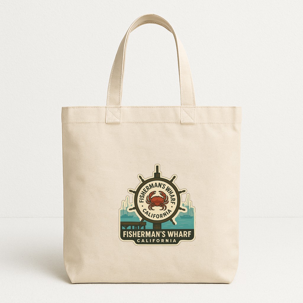 Fisherman’s Wharf California Iron On Heat Transfer Vinyl HTV Die-Cut Symbolic