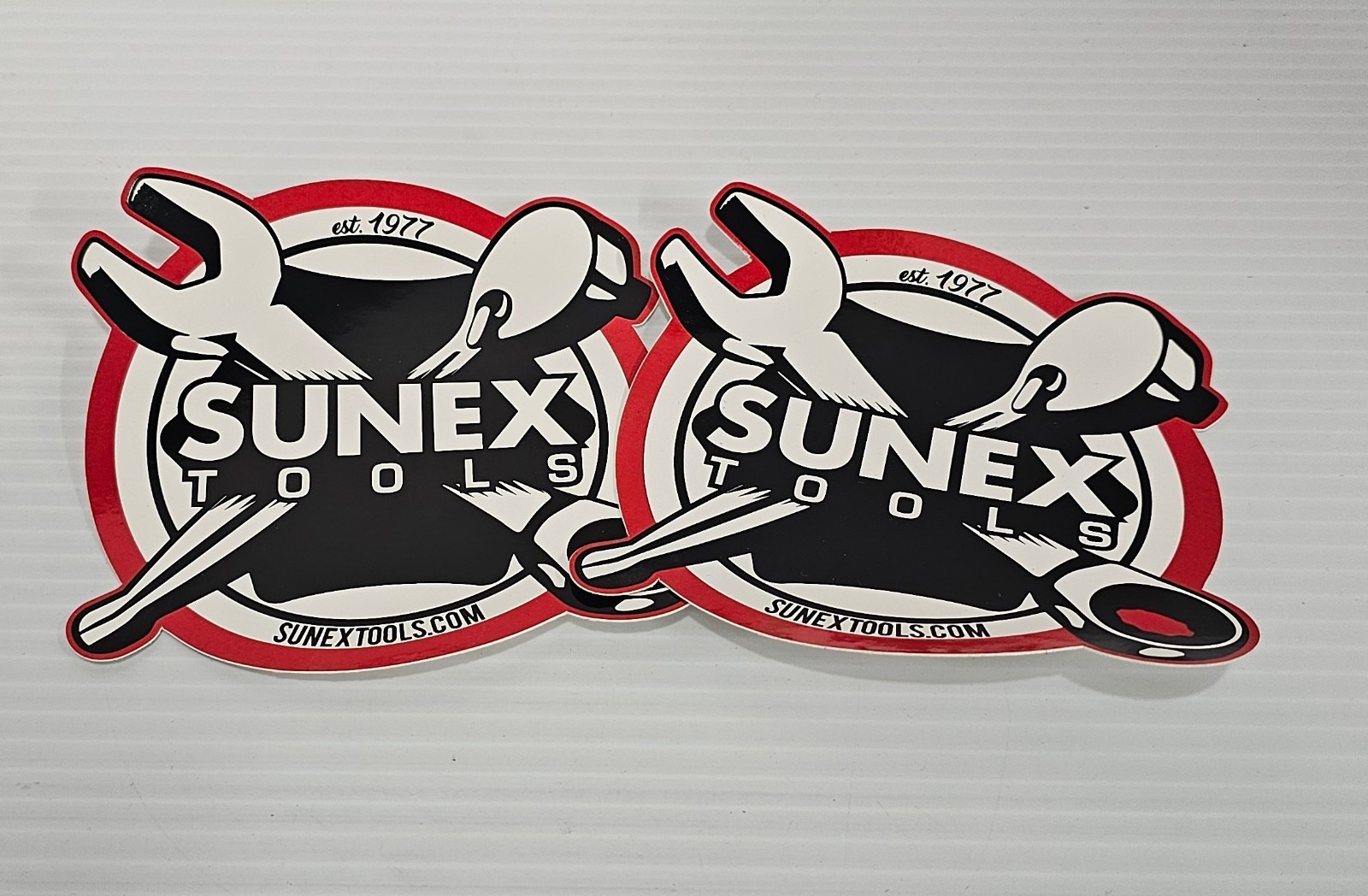Sunex Tools 5 Inch Sticker Decal Lot Of 2