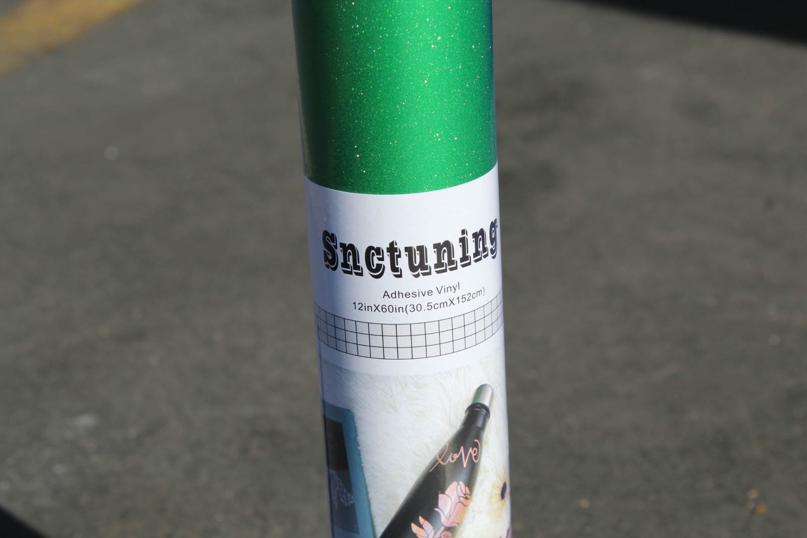 SNC Tuning 12"x60" 1ftx5ft Shimmer Sparkle Green Adhesive Sticker Roll