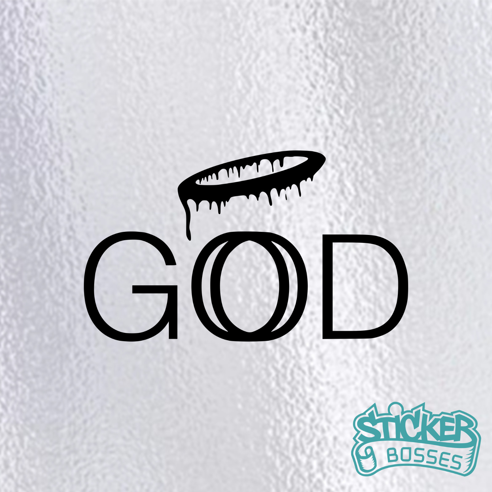 God Drip Halo Faith Vinyl Decal Sticker Car Inspirational