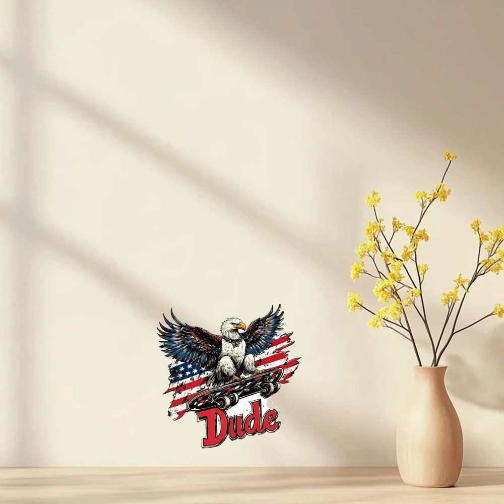American Symbols Stickers Vinyl Self-adhesive Self-adhesive for Window Laptop UE