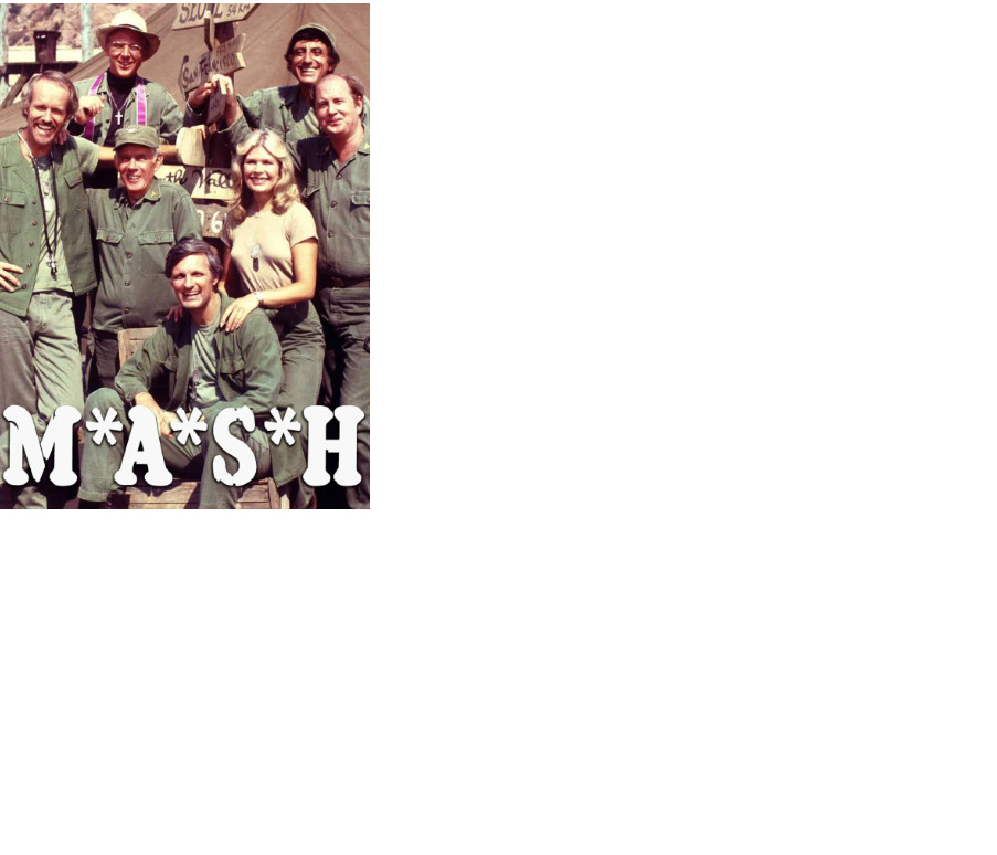 Mash 3” tall X 2" Wide Vinyl Decal Sticker Commemorative Tv Show from 1970's