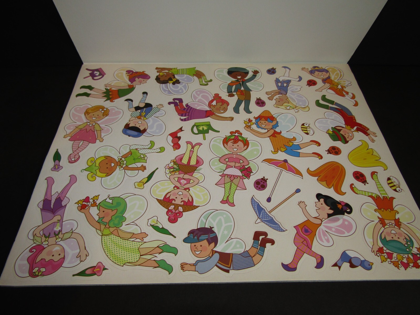 MELISSA & DOUG Scratch & Sniff Sticker Pad FLORAL FAIRIES 15 Scenes 210 Sticker