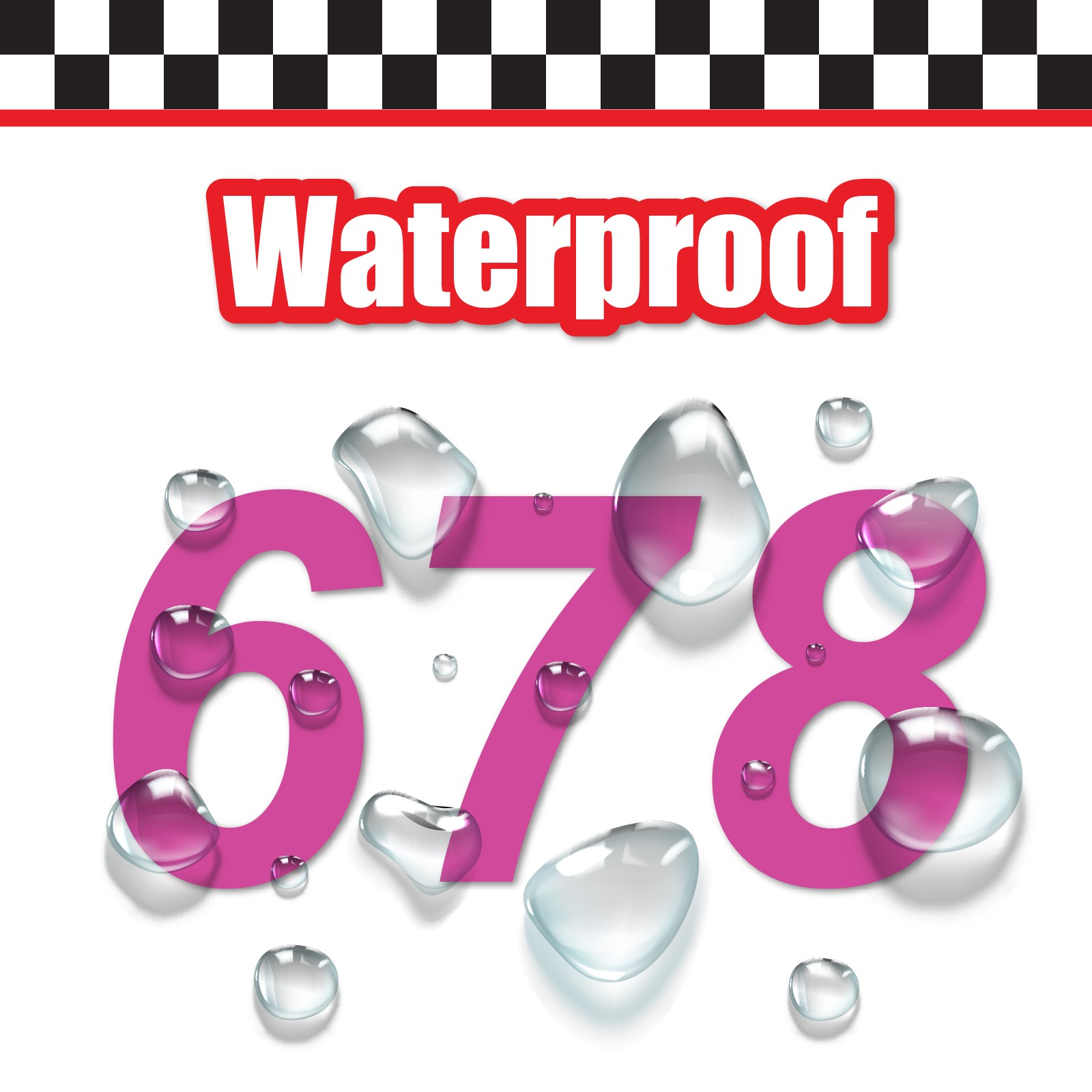 3 Digit Single Number Stickers Custom Decal Locker Door 3pcs Arial Italic