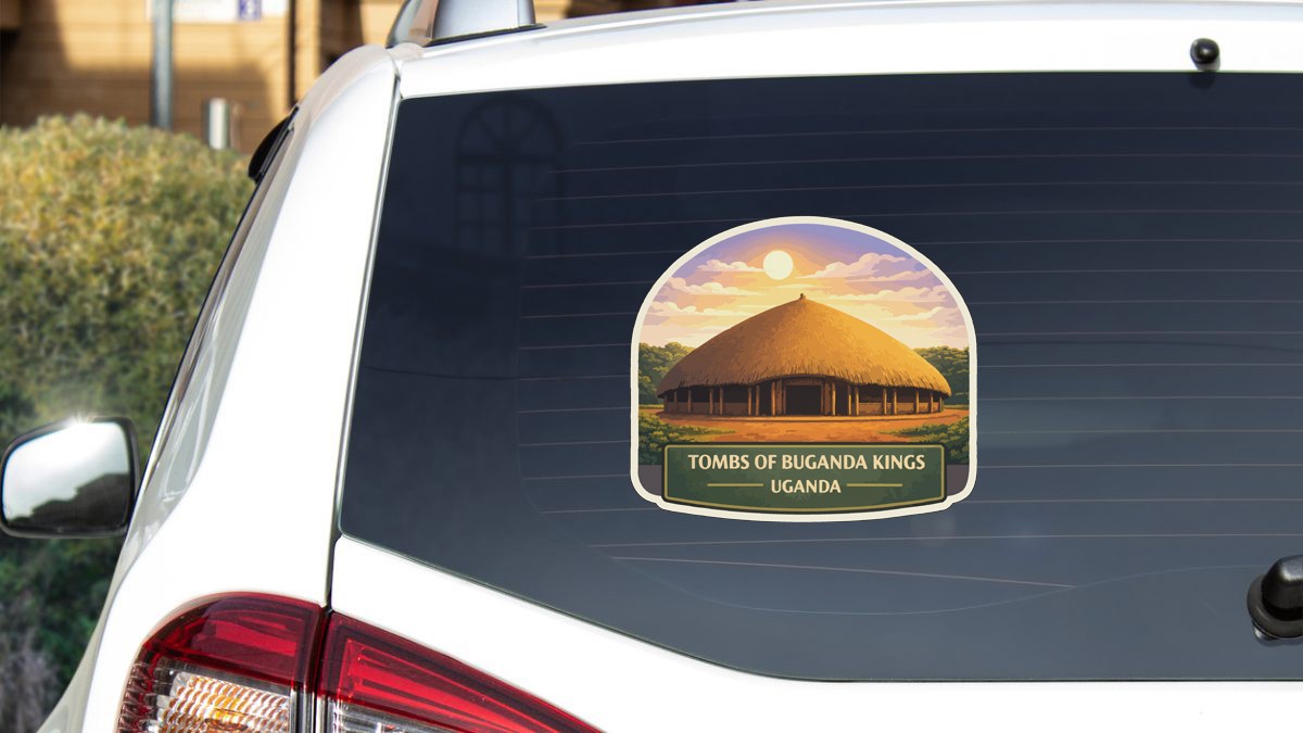 Tombs of Buganda Kings Uganda Sticker Decal Vinyl Die-Cut World Heritage Sites