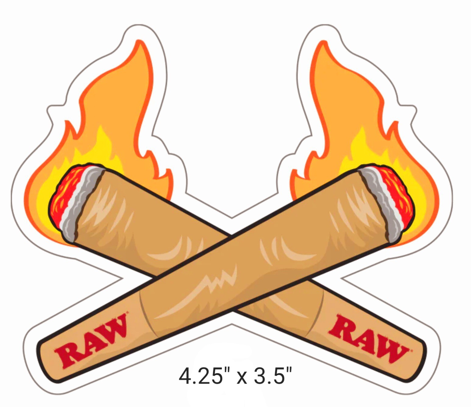 RAW NATURAL ROLLING PAPERS / CONES 9 PIECE COLLECTORS STICKER PACKAGE *GENUINE*