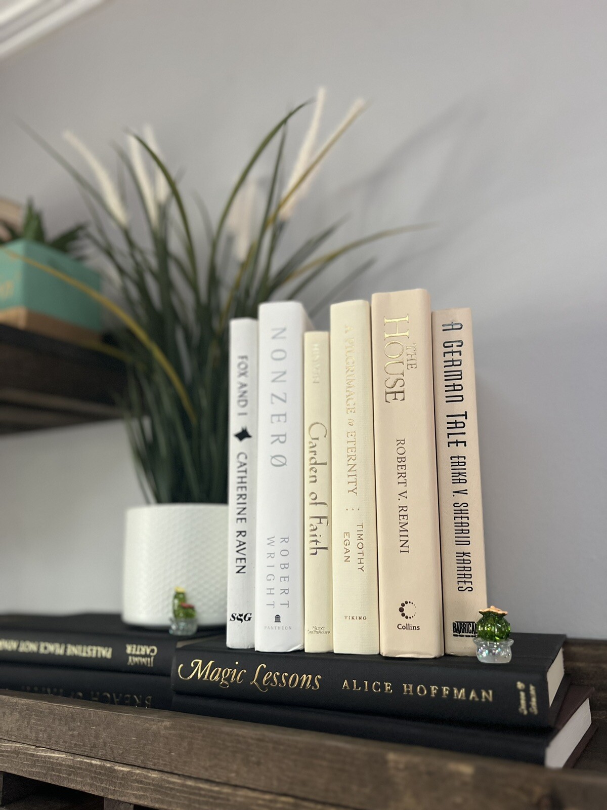 Stack of 6 colorful books for Decoration | Book Decor| Decorative Book set.