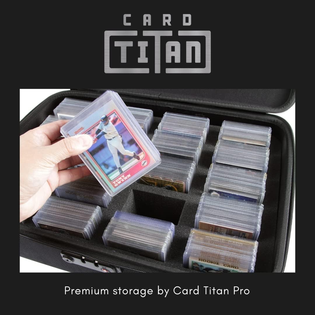 Toploader and One Touch Trading Card Storage Box with Zipper Lock – Sports Card