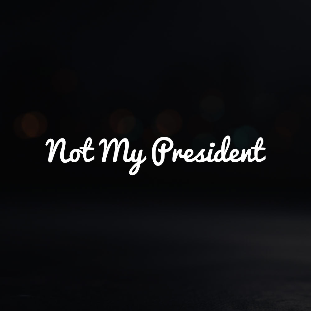 8in Vinyl Decal Sticker – "Not My President"