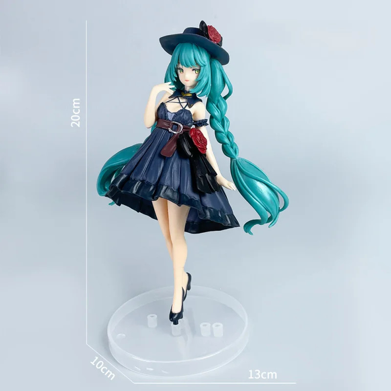 20cm Hot Hatsune Miku Anime Figures 20cm Trio Try iT Action Figure Kawaii Anime
