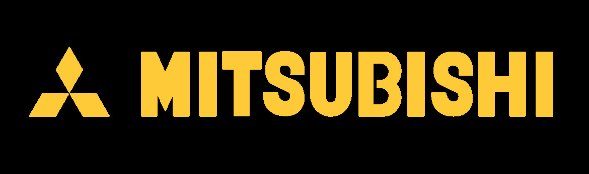 MITSUBISHI LOGO, (2 Stickers), Decal Stickers for Cars, Windows, Laptops