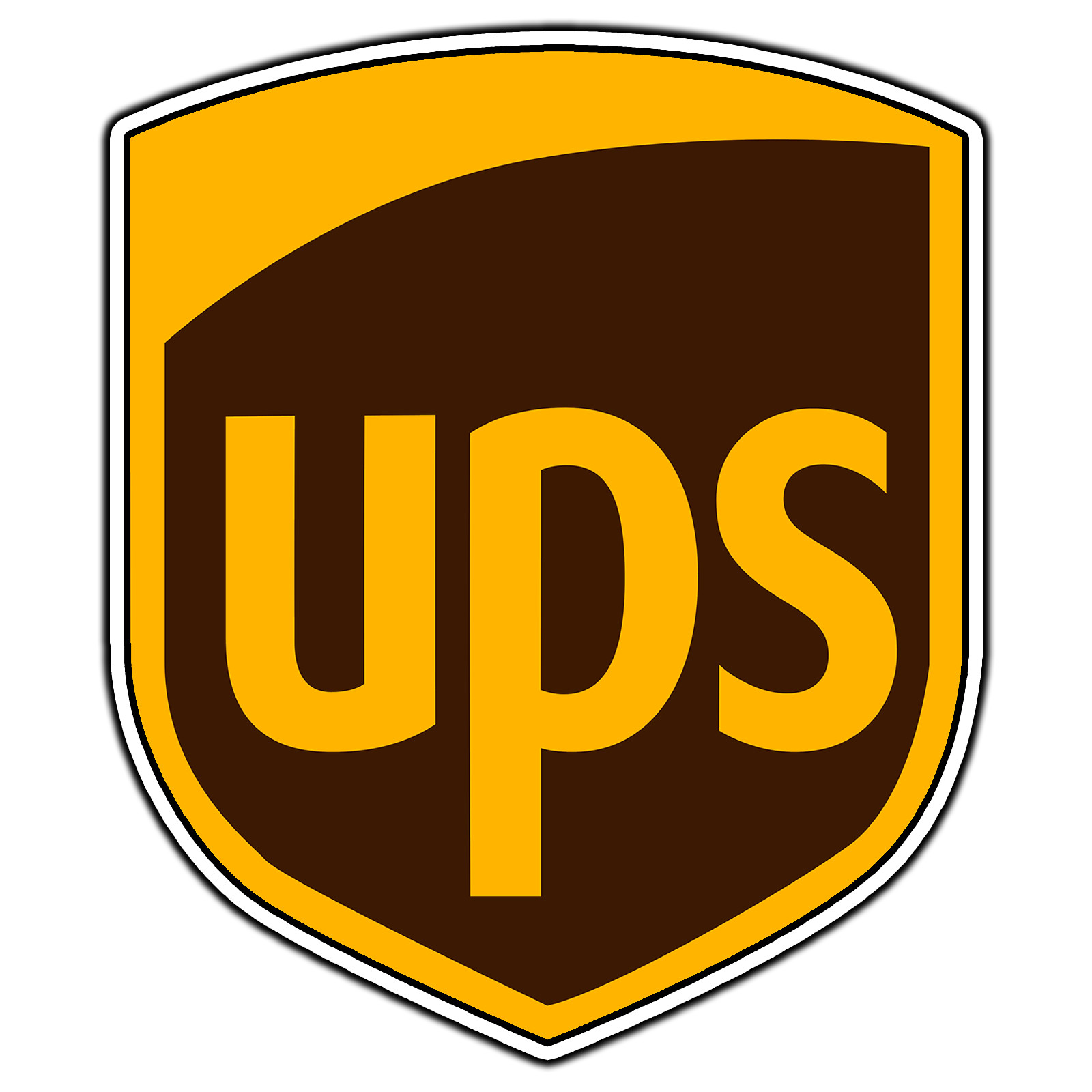 UPS Logo #1 Sticker Waterproof Vinyl Decal Die-Cut Garage Car Laptop