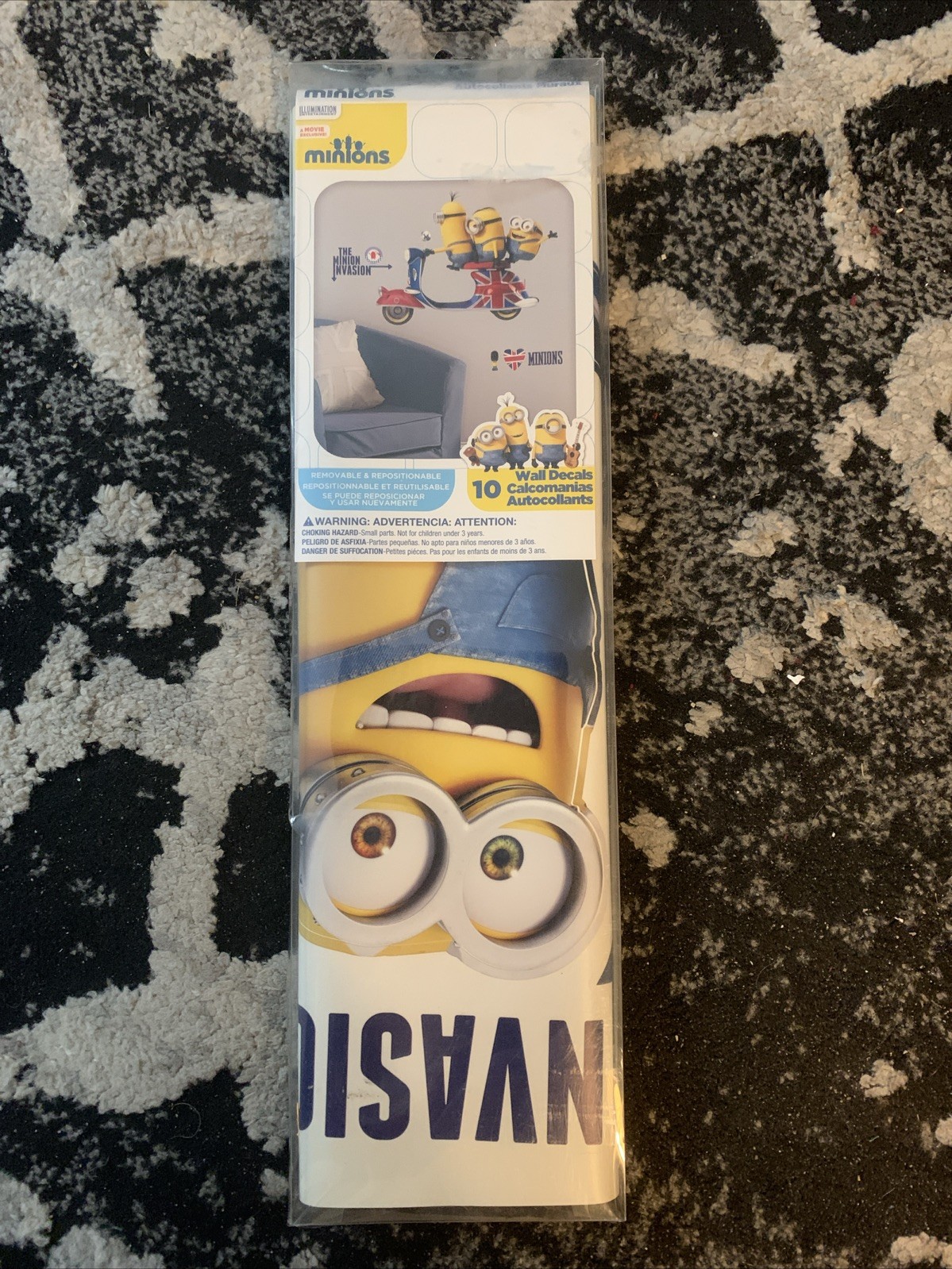 Minions A Movie Exclusive Peel & Stick Wall Decal Stickers Removable Reusable