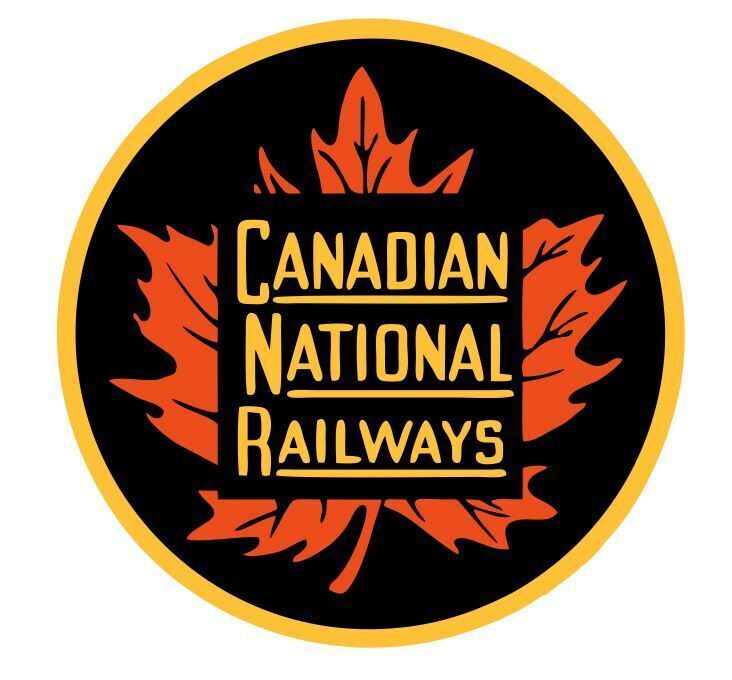 Canadian National Railway Railroad Train Sticker R7274