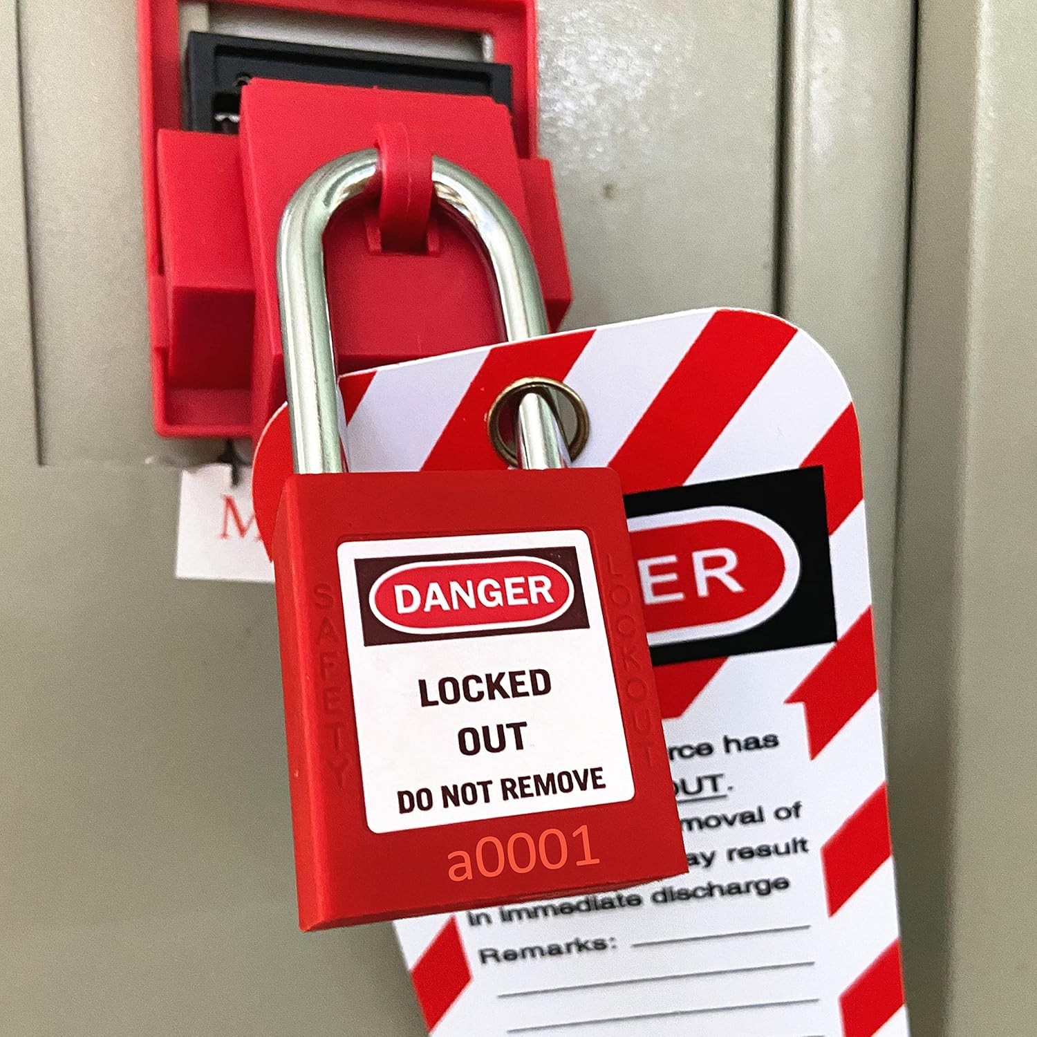 Lockout Tagout Lock 5pcs Set Loto Product Safe Padlocks for Lock Out Tag Out Sta