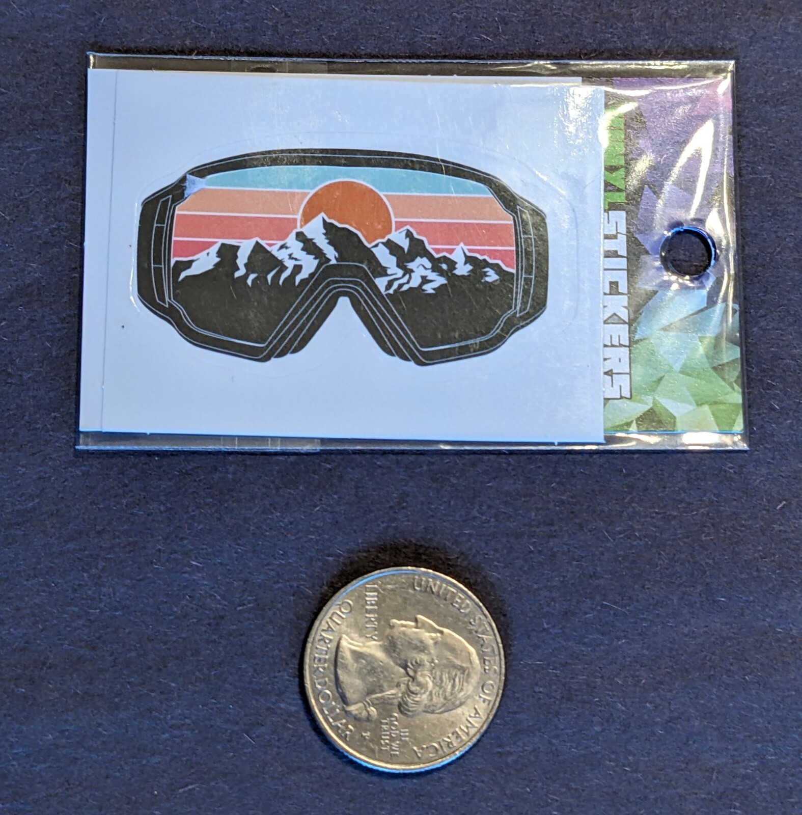 The Beard Abides Vinyl Sticker UV & Weather Resistant 1.13/16 x 2.5 inches