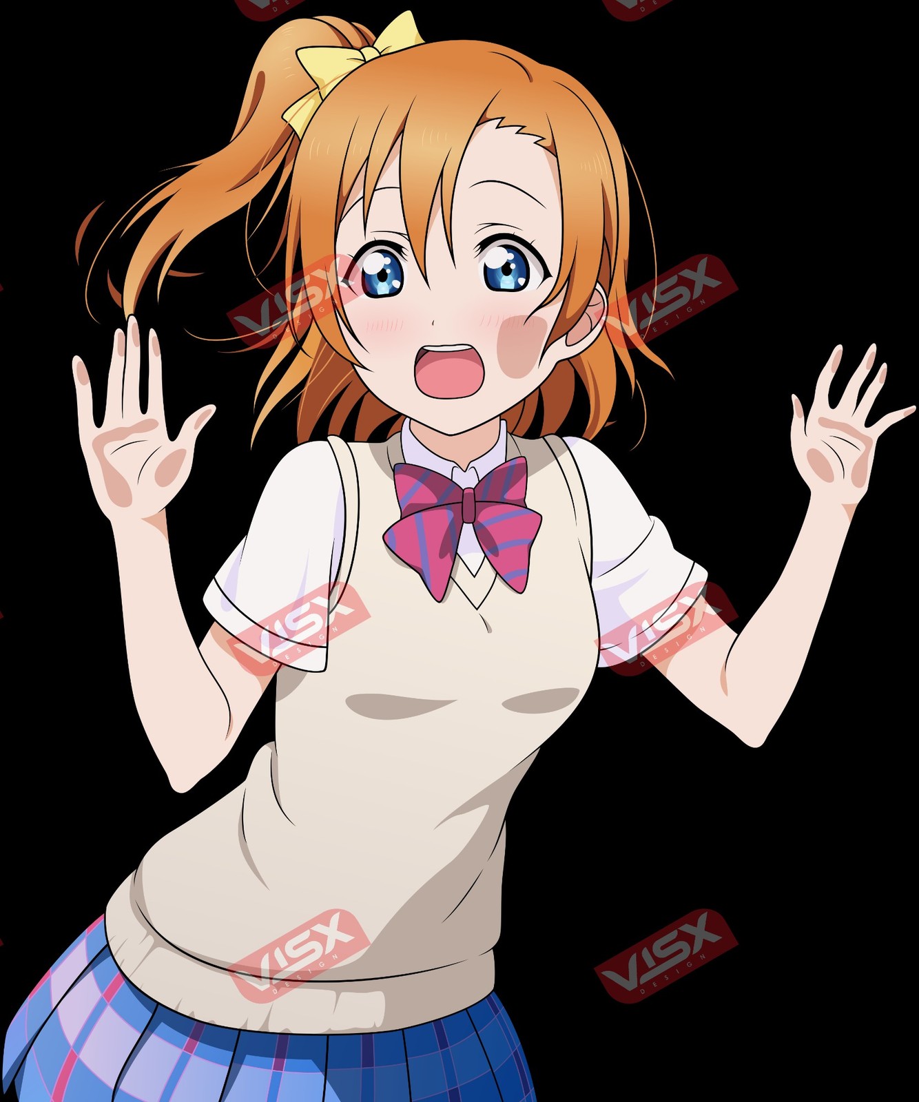 Honoka Kousaka 2 Love Live Anime Bumper Sticker Peeker Car Decal Vinyl Waifu