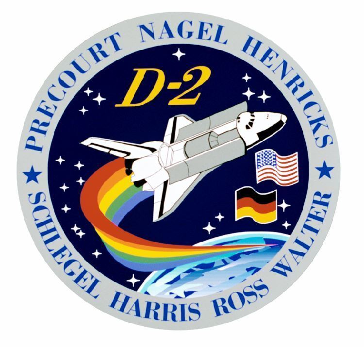STS-55 Nasa Columbia Sticker Decal M595