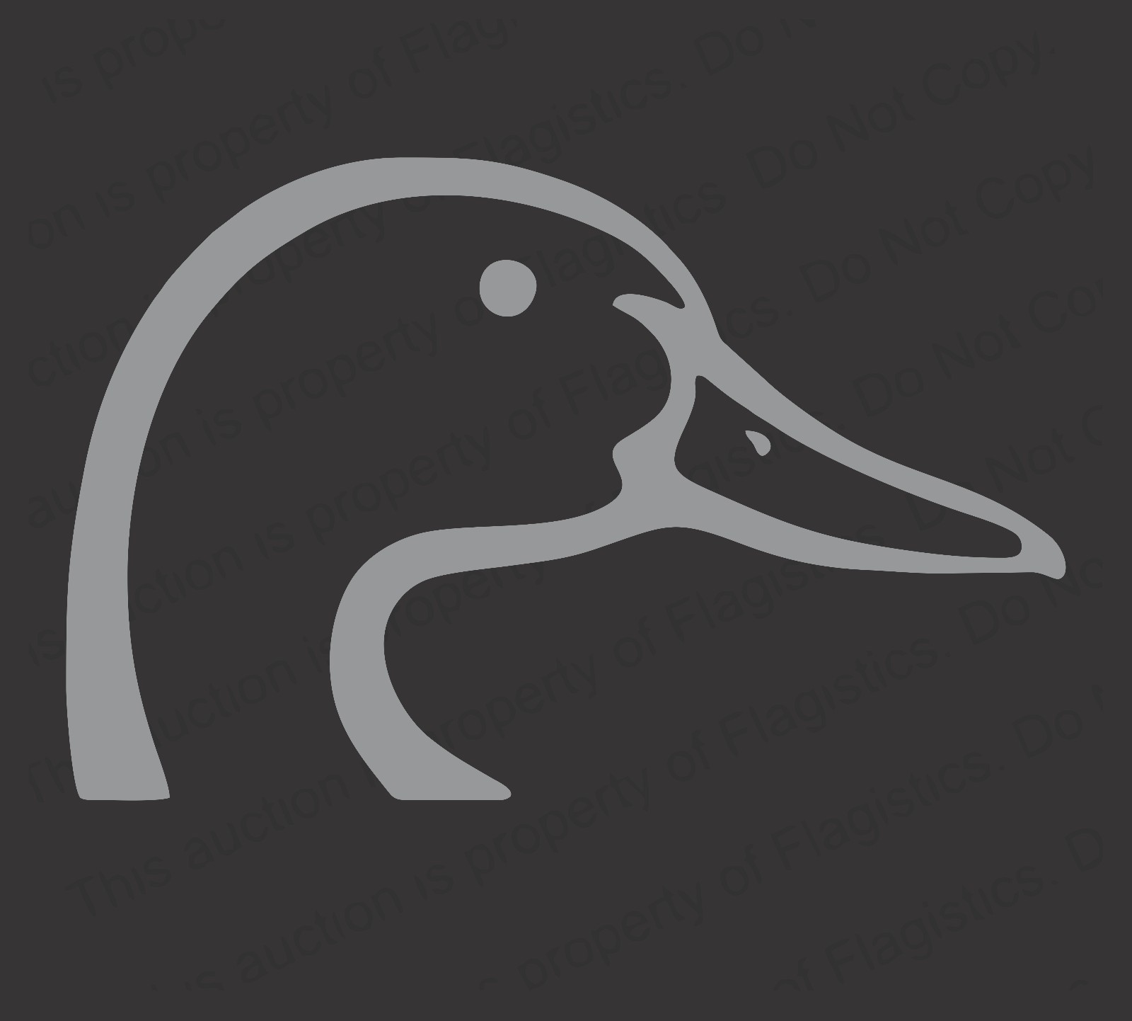 Duck Head Vinyl Decal for Car Truck Windows Sticker Browning Hunting Waterfowl