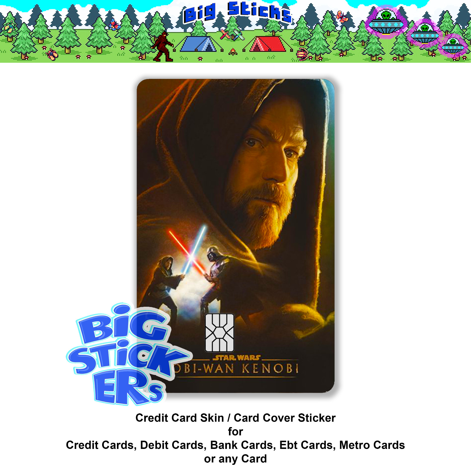 Starwars Credit Card Cover SMART Sticker Skin Wrap, Card Sticker Decal