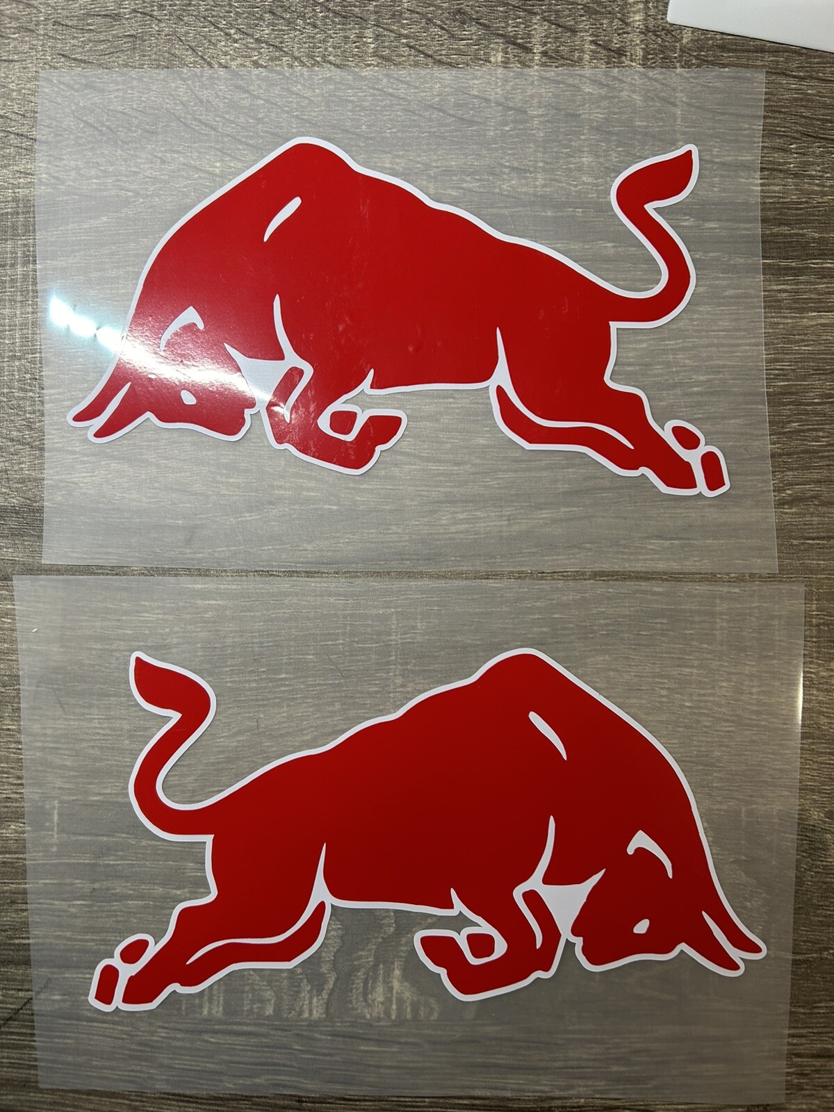 two bulls right and left vinyl Decals stickers motorcycle, cars