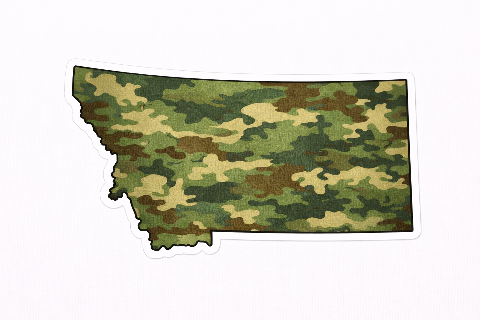 Montana Camo Sticker Military Camouflage State Vinyl Decal Car Truck Laptop