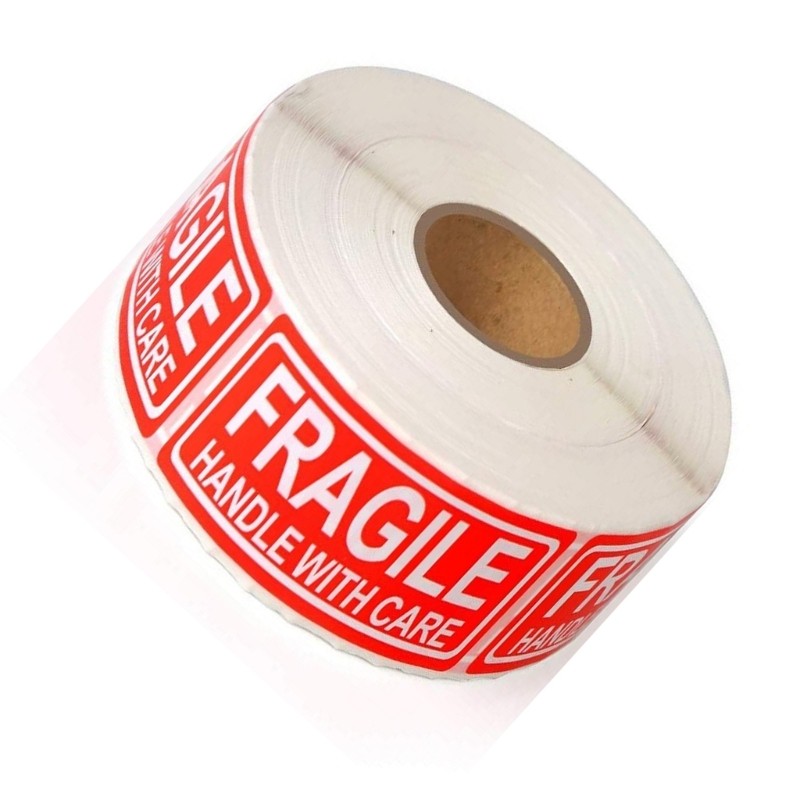 120Pcs Fragile Sticker Adhesive Warning Labels 3x1Inch for Shipping Boxes Carton