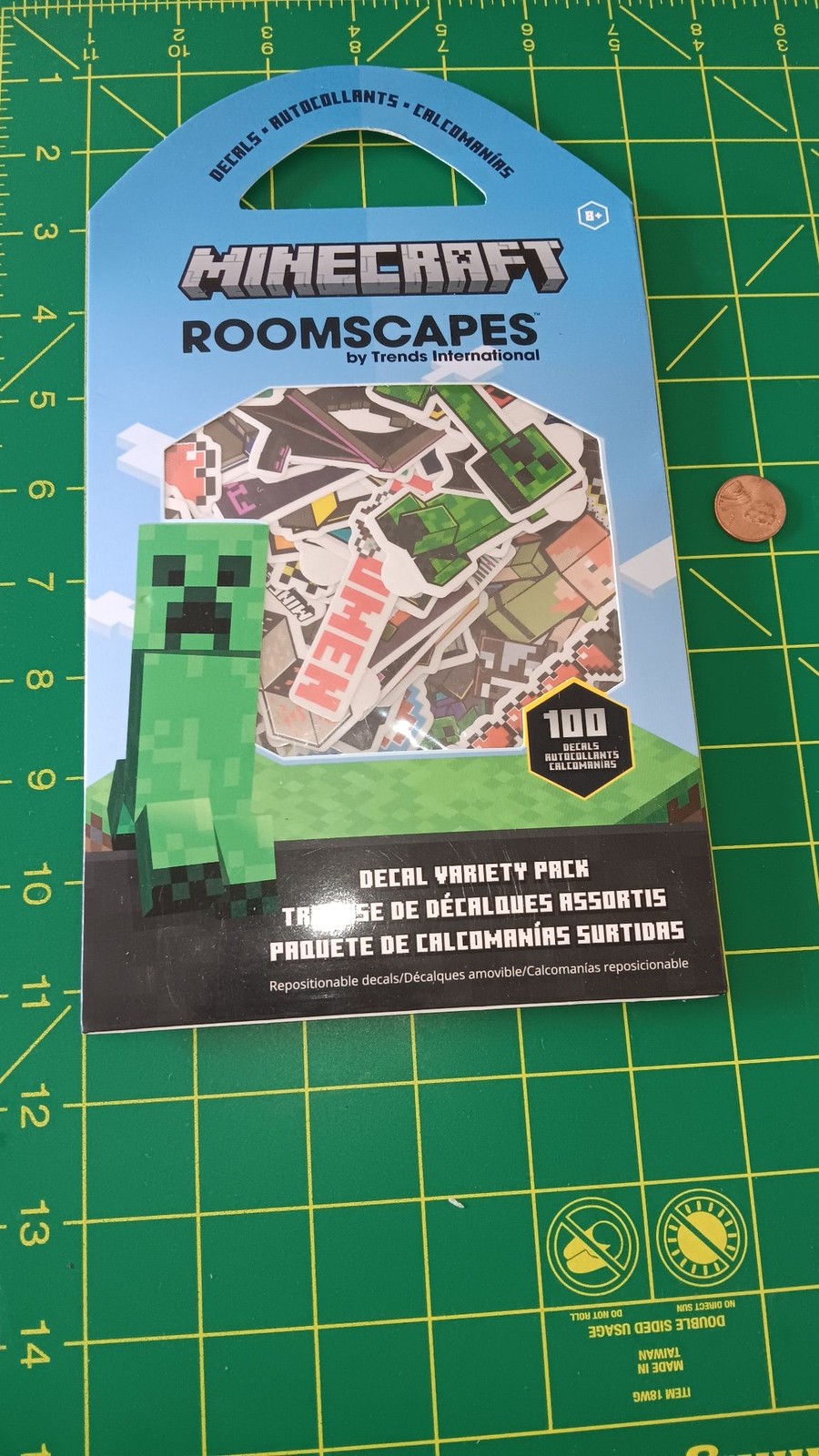 Minecraft Roomscapes Decal Variety Pack Trends International 100 Stickers