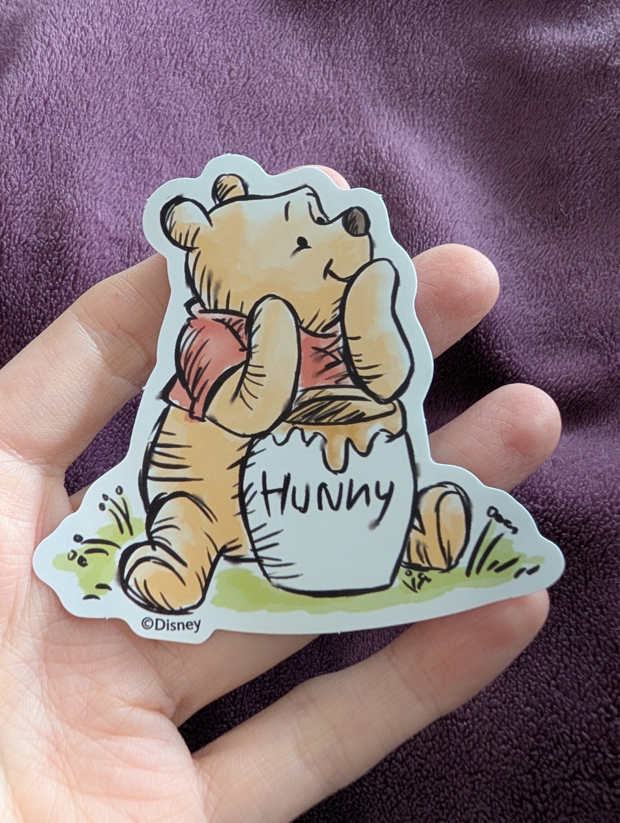 Winnie the Pooh Sticker | Whimsical Cartoon Vinyl, Pooh