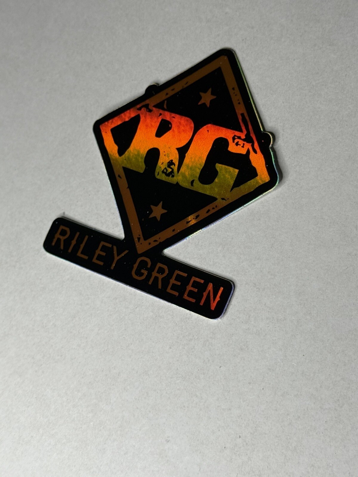 Riley Green Logo Holographic Sticker Decal 3” Die Cut Country Music