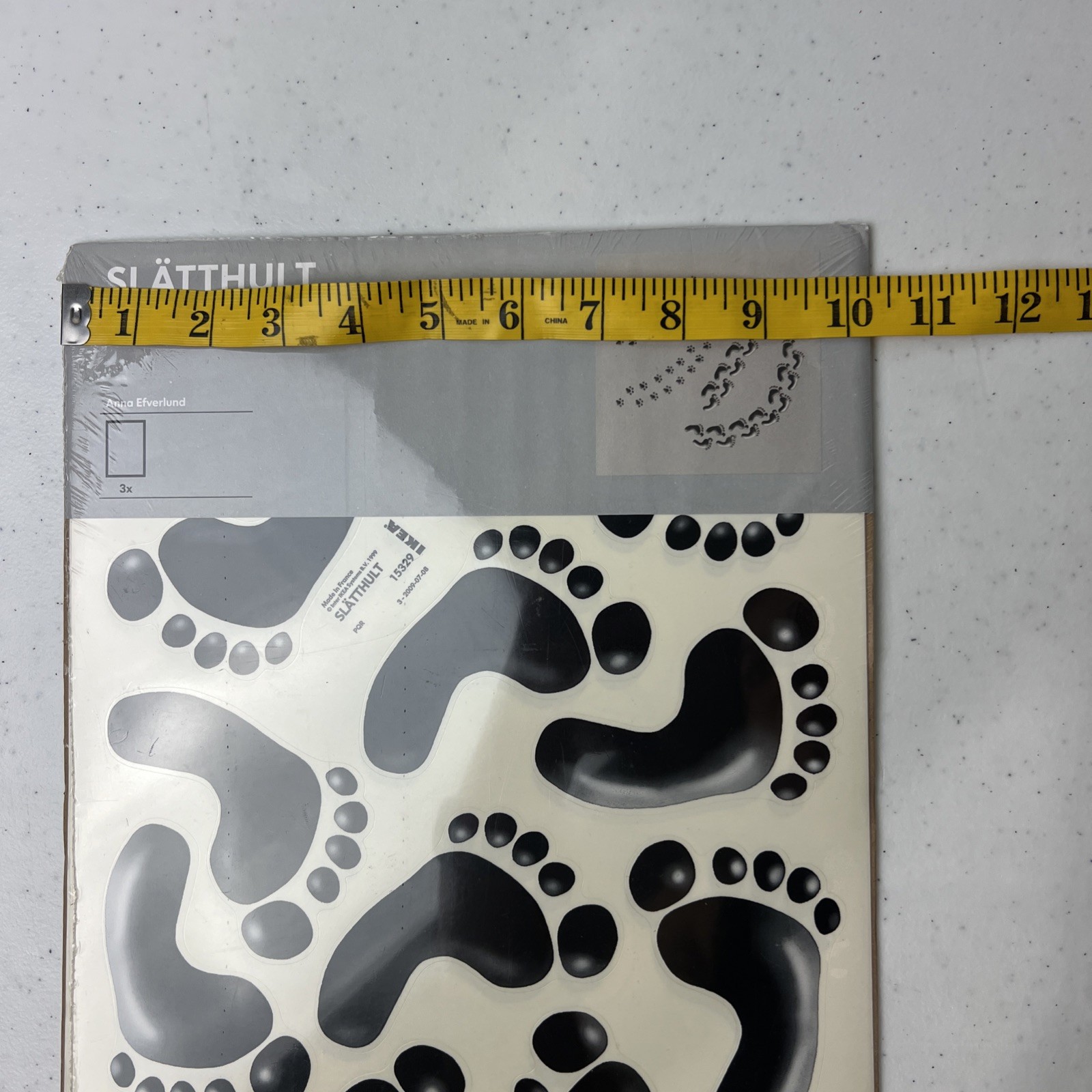 IKEA SLATTHULT Baby Footprint Wall Stickers Feet & Paw Prints 15329 NEW