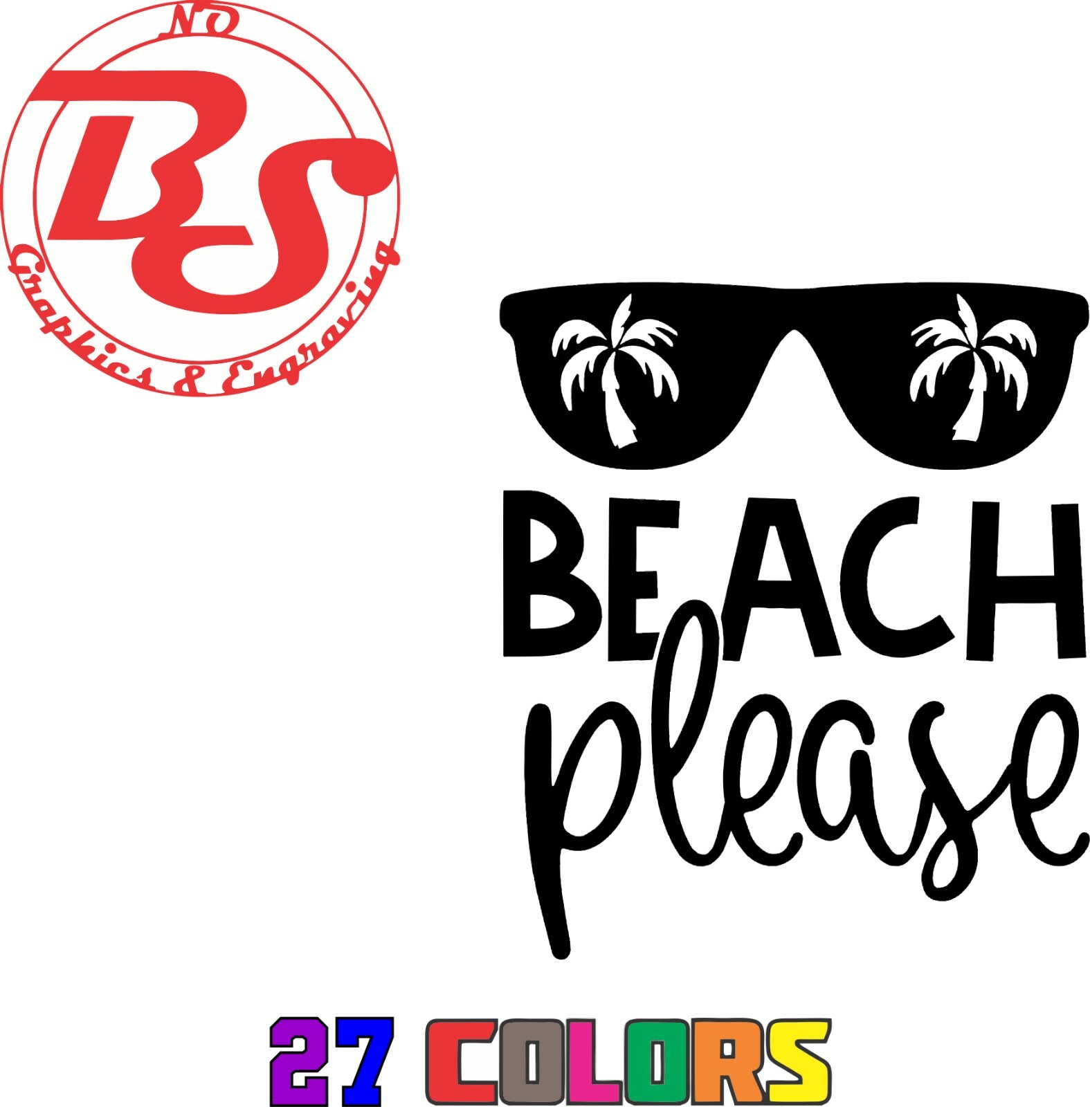 6" Beach Decal Ocean Salty Life Tropical Car Mermaid Sand Sea Palm Tree noBS