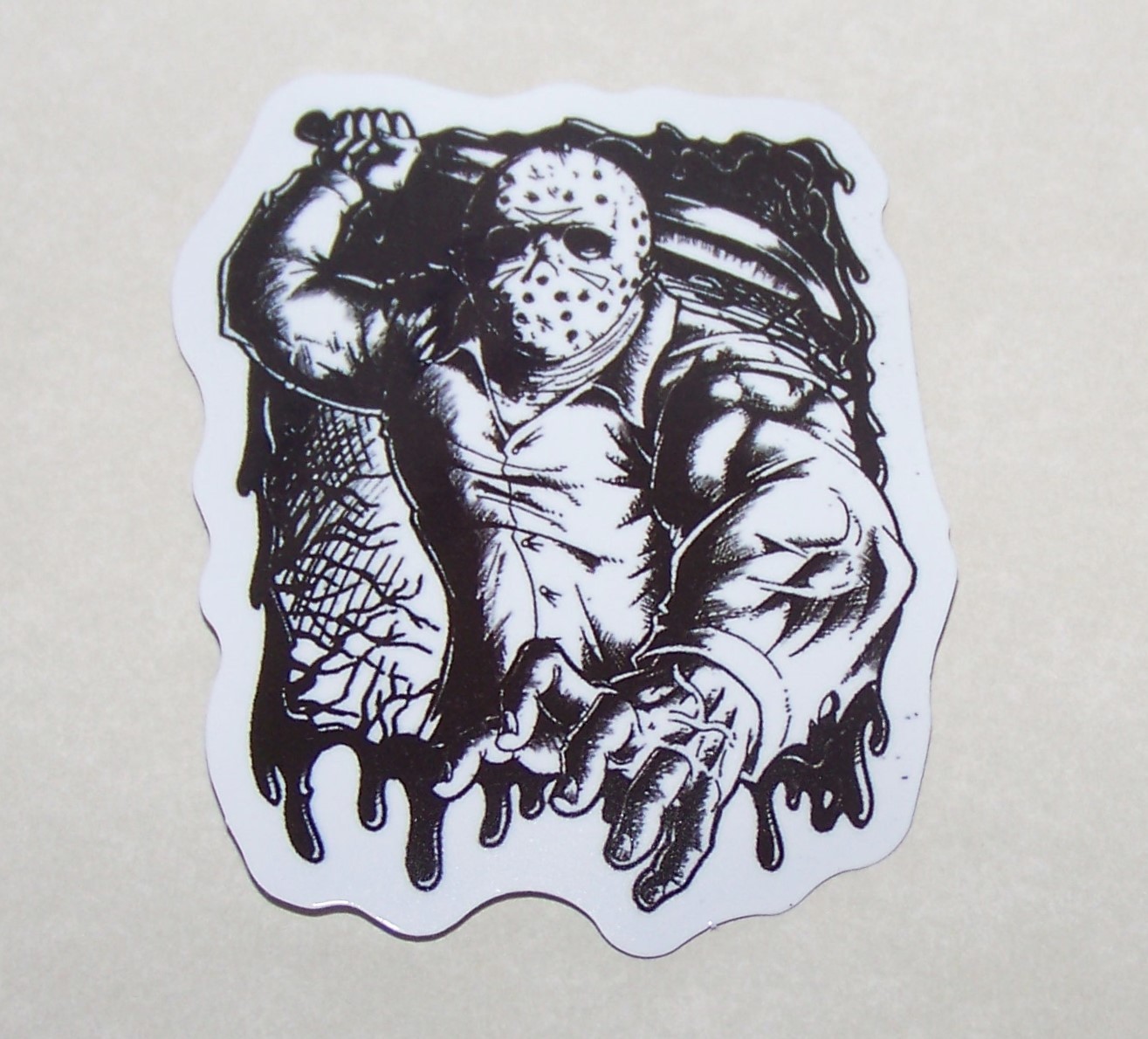 "Friday the 13th" Cut Sticker Decal Movie Horror Film JASON VORHEES